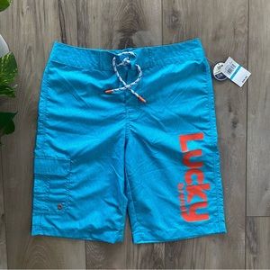 Lucky Brand Boardshorts Youth Boys BNWT Size 20